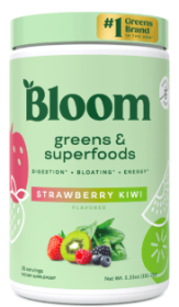 Bloom Nutrition Greens & Superfoods, Strawberry Kiwi Bloom Nutrition Greens & Superfoods, Strawberry Kiwi