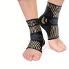 COPPER Ankle Brace Compression Support Sleeve for Injury Recovery, Joint Pain. Plantar Fasciitis