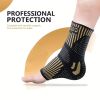 COPPER Ankle Brace Compression Support Sleeve for Injury Recovery, Joint Pain. Plantar Fasciitis