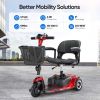 3 Wheel Mobility Scooters for Adults, Foldable Mobility Scooter for Seniors, Powered Electric Scooter with Basket, Heavy Duty Mobile for Travel