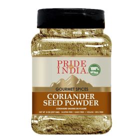 Pride of India – Coriander Seed Ground – Authentic Indian Spice – Freshly Packed Gourmet Spice – Must Ingredient in Indian & Middle Eastern Cuisines –