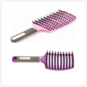 Hairbrush Anti Klit Brushy Haarborstel Women Detangler Hair Brush Bristle Nylon Scalp Massage  Teaser Hair Brush Comb (Option: 9-Brush-Set)