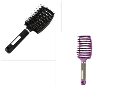 Hairbrush Anti Klit Brushy Haarborstel Women Detangler Hair Brush Bristle Nylon Scalp Massage  Teaser Hair Brush Comb (Option: Set D-Brush-Set)