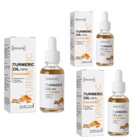 EELHOE Turmeric Dark Spot Correcting Serum Face Care Spot Moisturizing Nourishing Repairing Complexion Serum (Option: 3pcs)