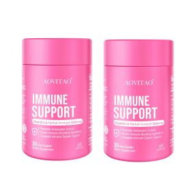 Immune Support Supplement Natural Herbal Cognitive Support Booster and Mushroom with Lion's Mane, Reishi Supplement for Memory Cognitive (size: 60Count* 2Packs) Immune Support Supplement Natural Herbal Cognitive Support Booster and Mushroom with Lion's Mane, Reishi Supplement for Memory Cognitive (size: 60Count* 2Packs)