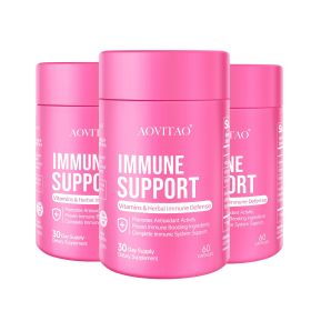 Immune Support Supplement Natural Herbal Cognitive Support Booster and Mushroom with Lion's Mane, Reishi Supplement for Memory Cognitive (size: 60Count* 3Packs) Immune Support Supplement Natural Herbal Cognitive Support Booster and Mushroom with Lion's Mane, Reishi Supplement for Memory Cognitive (size: 60Count* 3Packs)